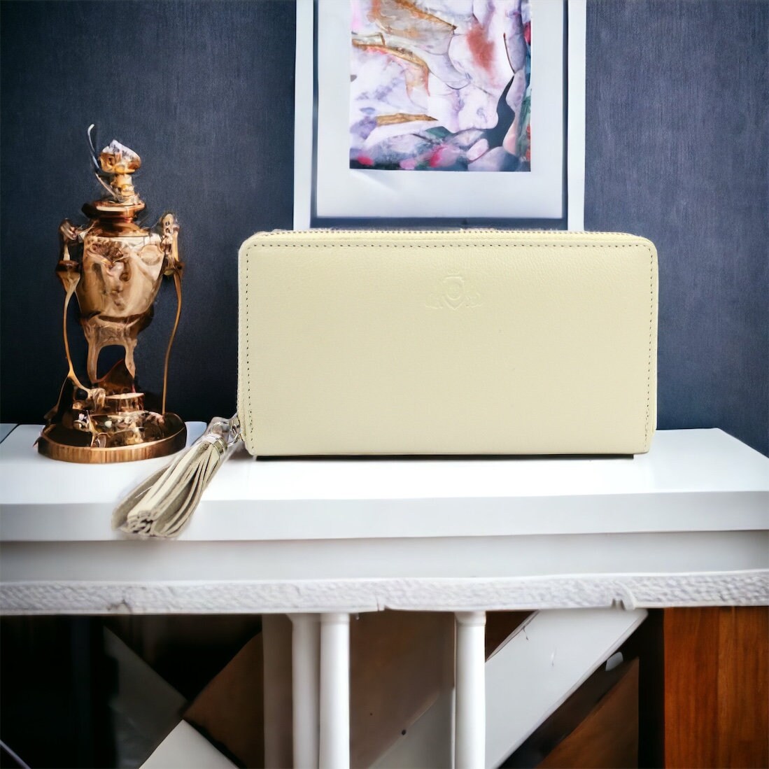 Leder Damen, Brieftasche, Benutzerdefinierte Ledergeldbörse, Full-Grain-Hand Gemacht Damen Portemonnaie, Geldbörse, Geschenke Wjen-Bs01-Rbeg von serenlicom