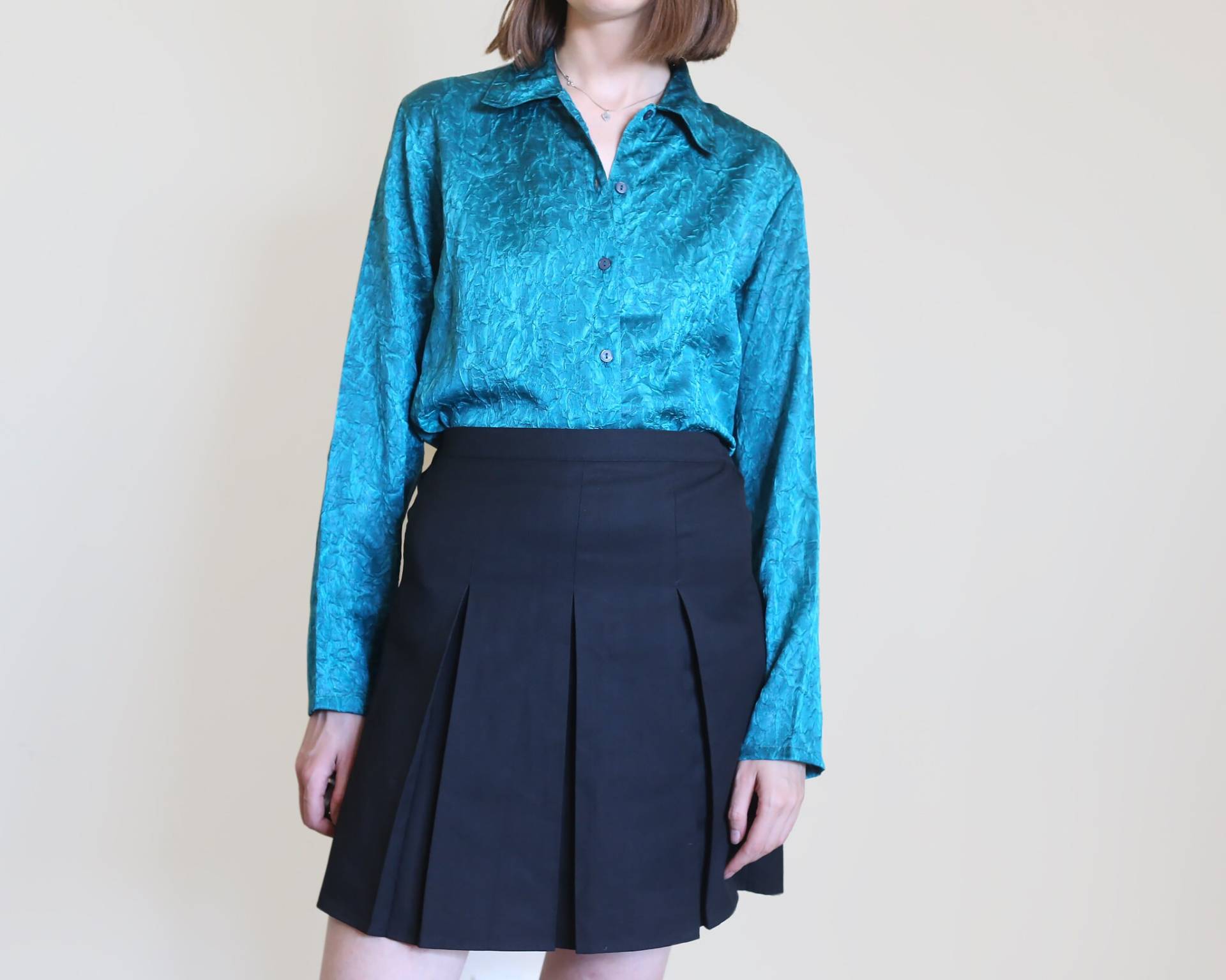 90Er Jahre Knöpfe Aquamarin Knöpfe, M von serpyne