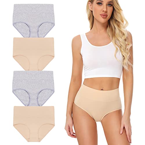 seryero Damen Brazilian Slips Spitze Set Taillenslips Höschen mit Baumwollzwickel Frau Hipster Bunte Unterwäsche Unterhosen Panties mehrpack 4er Pack von seryero