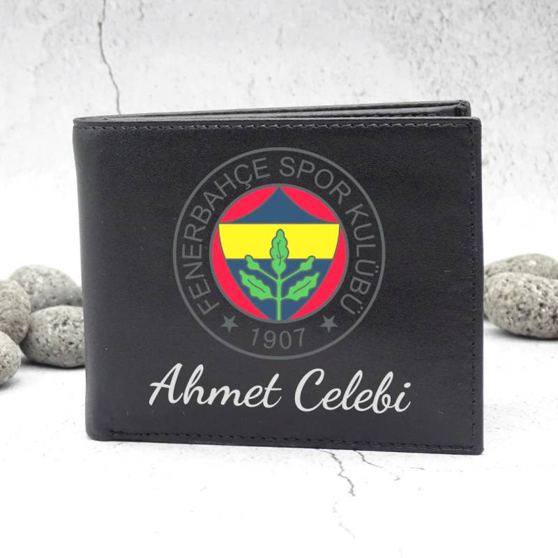 Fenerbahçe Echt Leder Geldbörse Portemonnaie Mit Gravur Wallet Geldbeutel Personalisiert von seshoponline