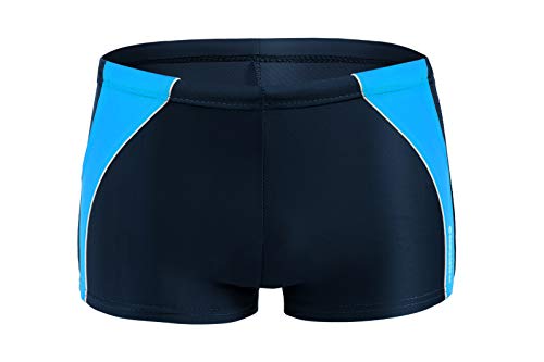 sesto senso Badehose Jungen Schwimmhose Enganliegende Bademode Swimming Shorts BD 636 XL 12 Jahre 146-152 Dunkel Blau von sesto senso