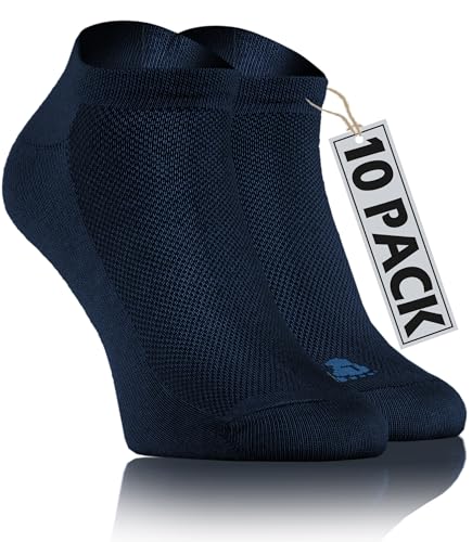 sesto senso 10 Paar Halbsocken Blau Knöchelsocken Söckchen Baumwolle Sneaker Socken 41-43 DarkBlue FBM sesto senso 10 Paar Halbsocken Blau Knöchelsocken Söckchen Baumwolle Sneaker Socken 41-43 DarkBlue FBM von sesto senso