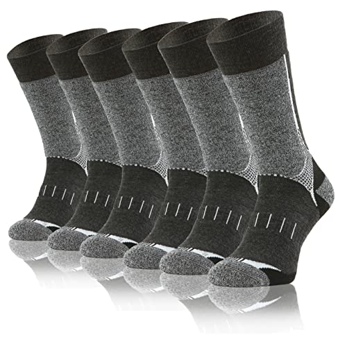 sesto senso 3 Paar Wandersocken Wolle Trekkingsocken Wintersocken mit Silber 39-41 3pak TW3 von sesto senso