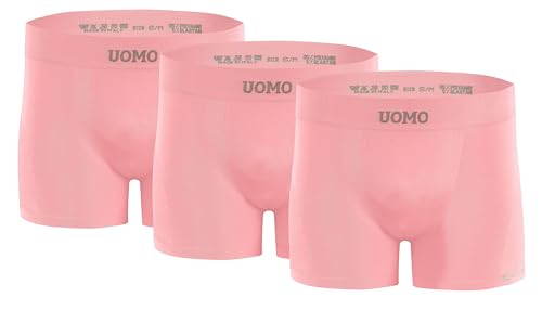 sesto senso 3er-Pack Enge Herren-Boxershorts Retro-Bunte Basic-Herrenunterwäsche Unterwäsche S/M Rosa sesto senso 3er-Pack Enge Herren-Boxershorts Retro-Bunte Basic-Herrenunterwäsche Unterwäsche S/M Rosa von sesto senso