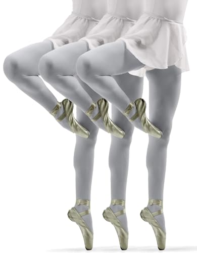 sesto senso 3er Pack Strumpfhose Mädchen 40 Den Kinderstrumpfhosen Blickdichte Mikrofaser Bunt Girl 116 122 Gray Grau von sesto senso