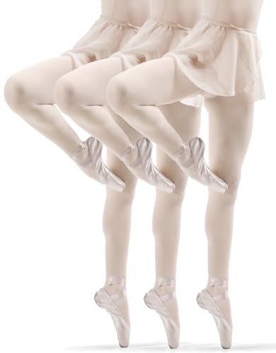 sesto senso 3er Pack Strumpfhose Mädchen Creme Ivory 40 Den Kinderstrumpfhosen Blickdichte Mikrofaser Bunt Girl 140 146 Ecru Naturfarben von sesto senso