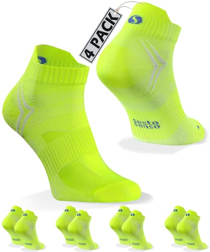 sesto senso 4 Paar Sport Socken Gelb Laufsocken Quarter Herren Damen 39-42 Yellow sesto senso 4 Paar Sport Socken Gelb Laufsocken Quarter Herren Damen 39-42 Yellow von sesto senso