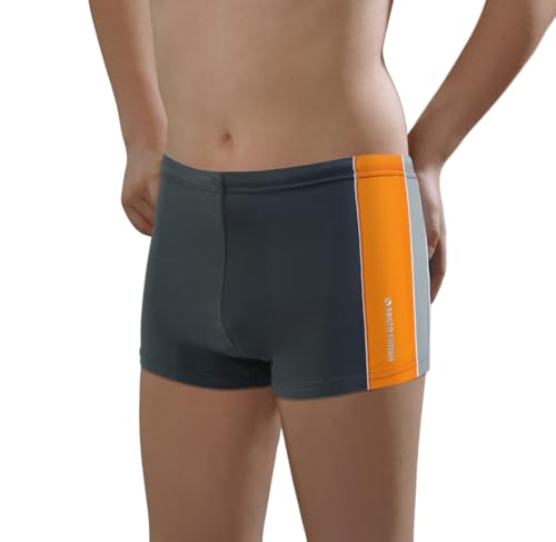 sesto senso Badehose Jungen Schwimmhose Enganliegende Bademode Swimming Shorts BD 633 XXL 14 Jahre 152-164 Graphit von sesto senso