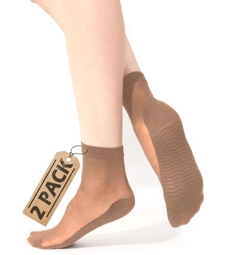 sesto senso Damen Söckchen 20 Den 2er Paar Einheitsgröße Seidenfein Transparent Halb Matt Cypria 2x1pack sesto senso Damen Söckchen 20 Den 2er Paar Einheitsgröße Seidenfein Transparent Halb Matt Cypria 2x1pack von sesto senso
