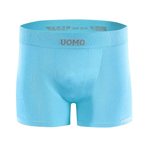 sesto senso Herren Boxershorts Komfortable Retroshorts Basic Unterhose Unterwäsche für Männer L/XL Blau von sesto senso