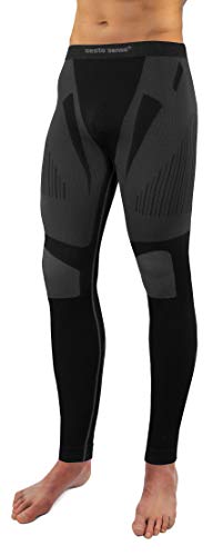 sesto senso Herren Funktionsunterhose Unterhose Leggings Schnelltrocknend Skiunterwäsche XL Grau von sesto senso