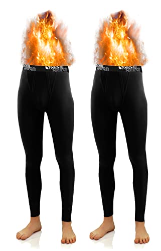 sesto senso Herren Lange Unterhosen Baumwolle 2er Pack Thermo Unterwäsche Funktionsunterwäsche Winter 4XL 2 Schwarz sesto senso Herren Lange Unterhosen Baumwolle 2er Pack Thermo Unterwäsche Funktionsunterwäsche Winter 4XL 2 Schwarz von sesto senso