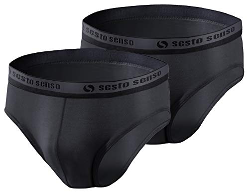 sesto senso Herren Slip Baumwolle Pack 2 Stück Männer Unterhose 2Pak Graphit XL sesto senso Herren Slip Baumwolle Pack 2 Stück Männer Unterhose 2Pak Graphit XL von sesto senso