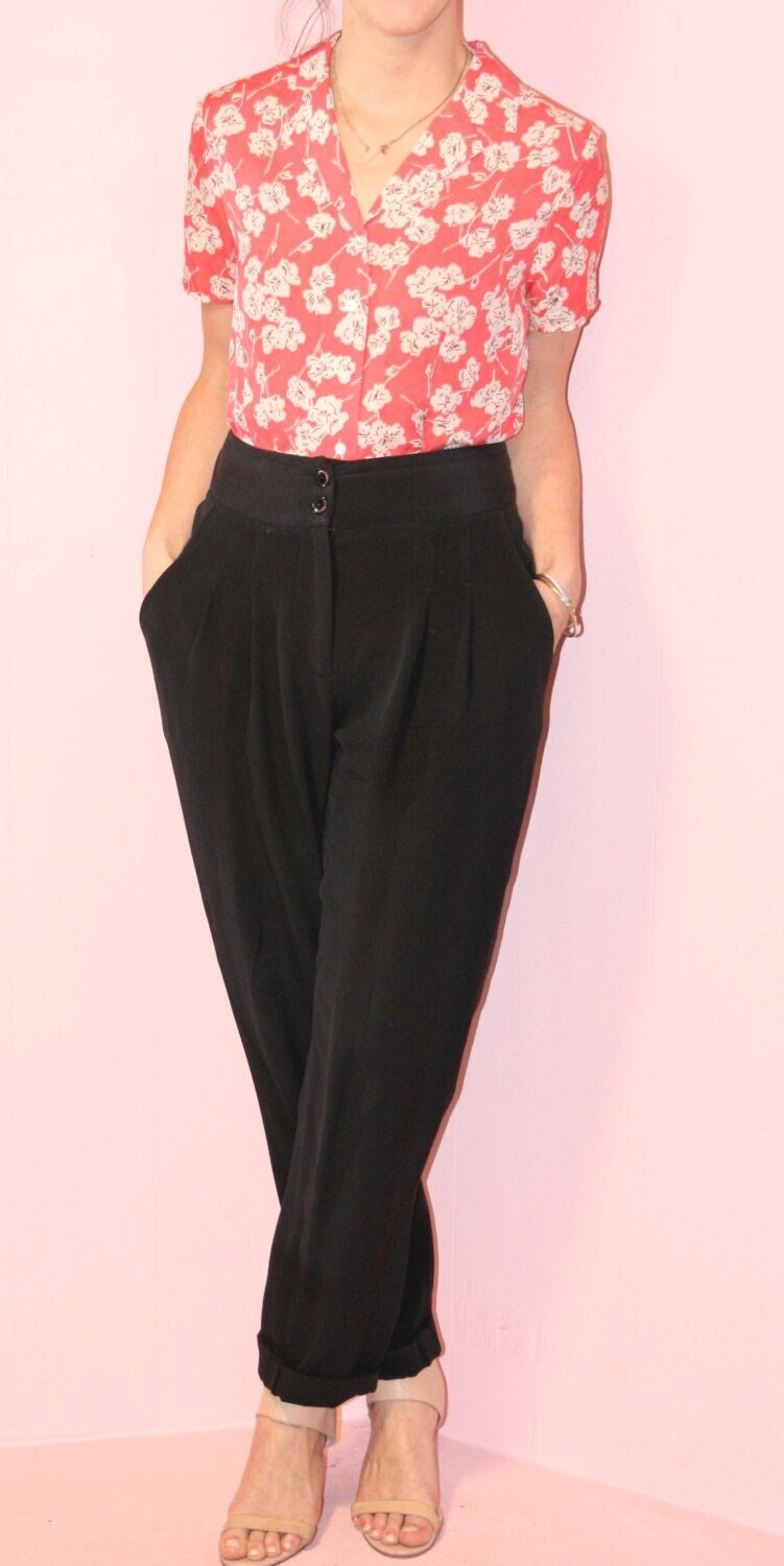 Seidenanzug/ Blumenbluse/ Charta Club/ Gr. 10 von sewjustified