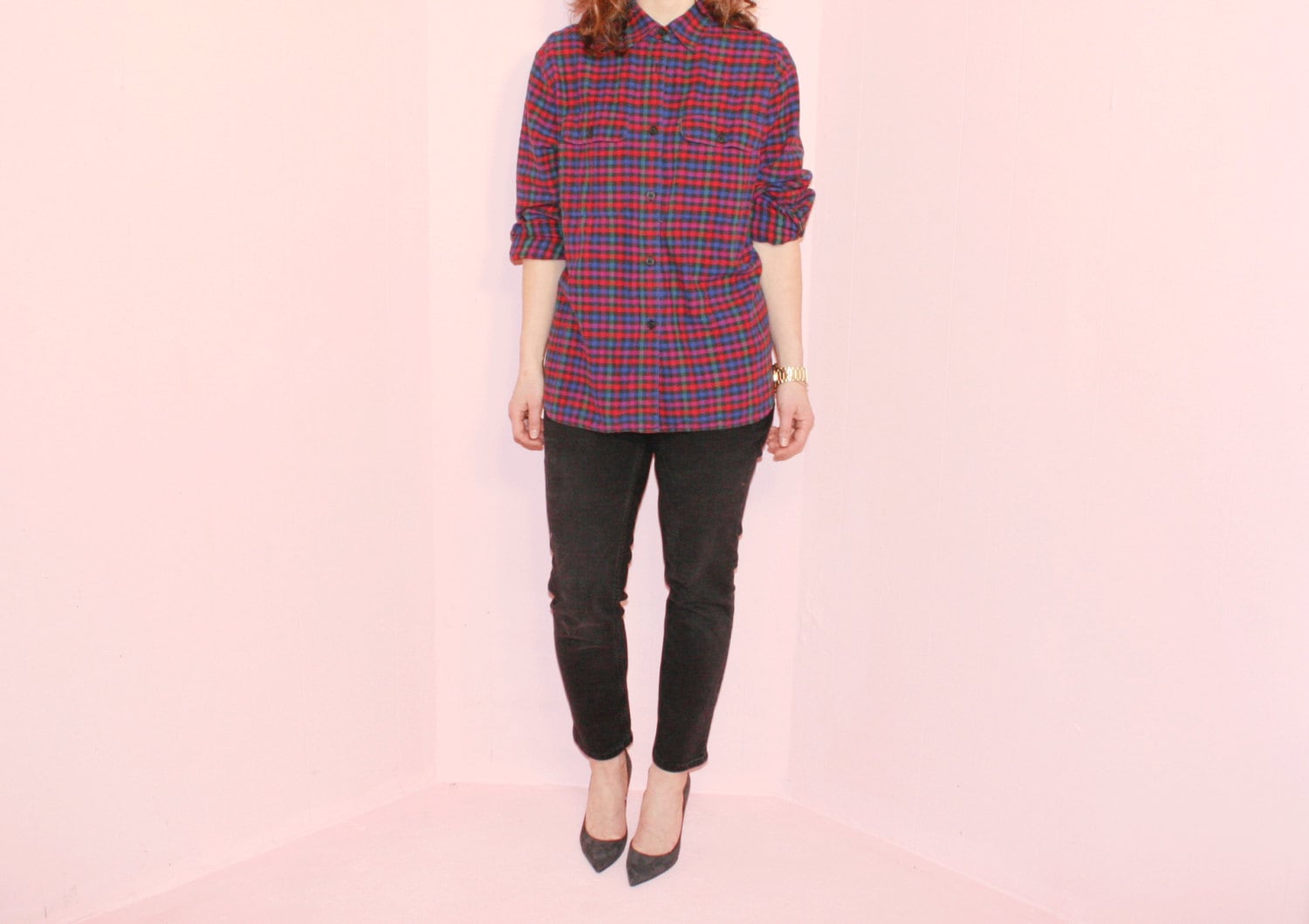 Flanell/Karierte Bluse/Lizport/Large von sewjustified