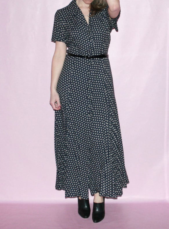 Florales Maxikleid, Maxmara von sewjustified