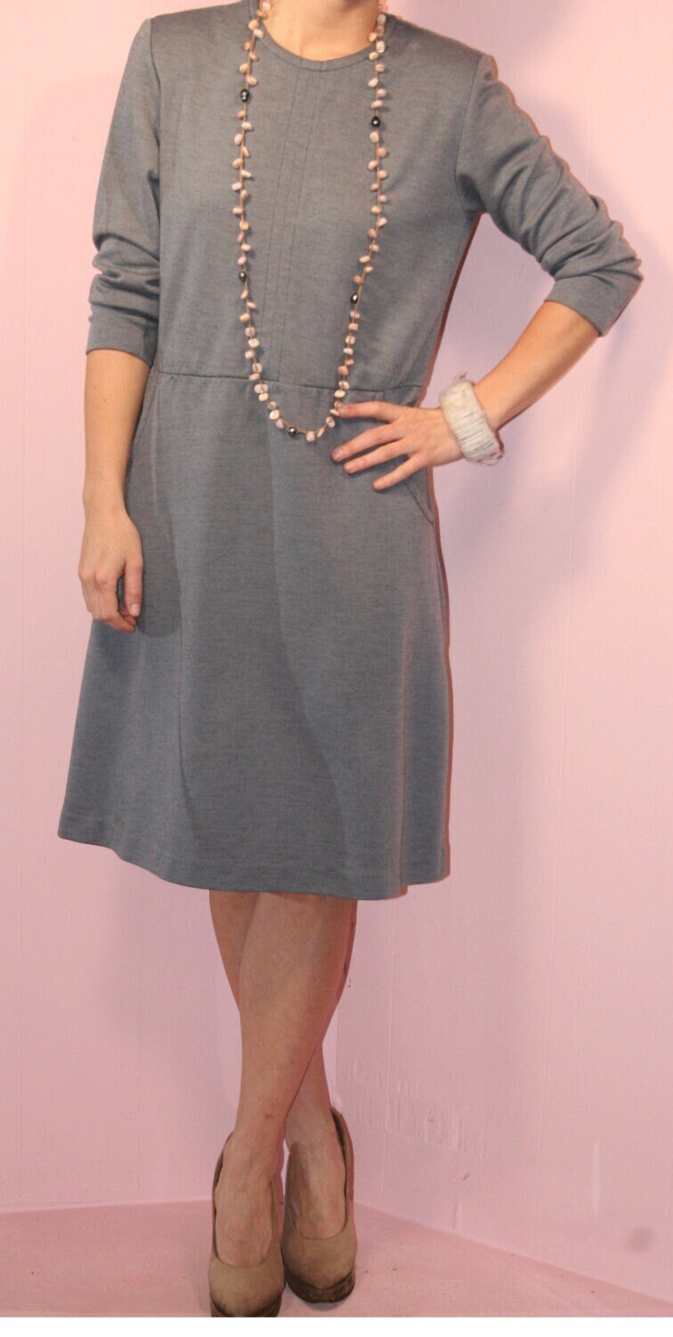 Graues Sweatshirt Kleid von sewjustified