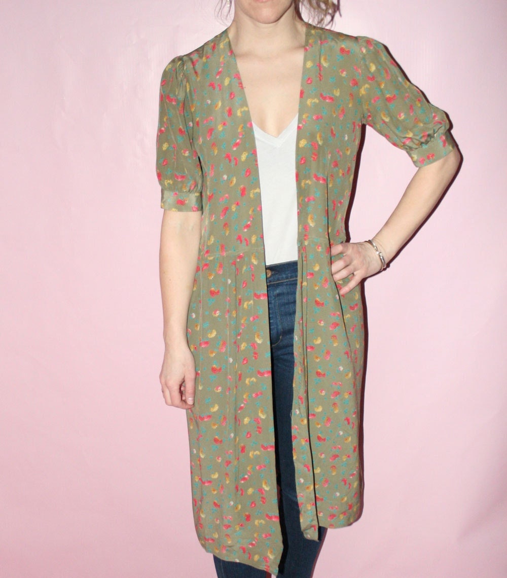 Kimono Seide Robe von sewjustified