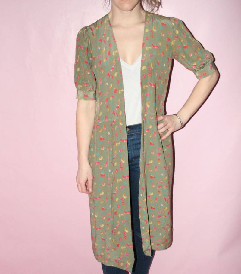 Kimono Seide Robe von sewjustified
