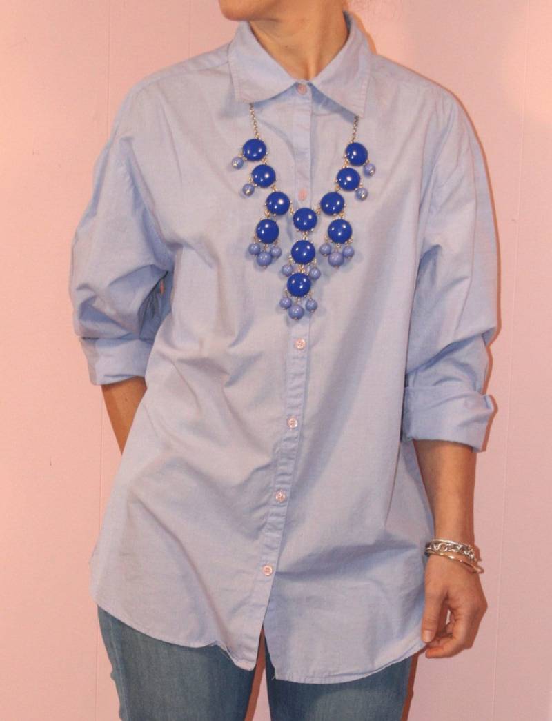 Oxford Bluse/Oversized/Lila/Large von sewjustified