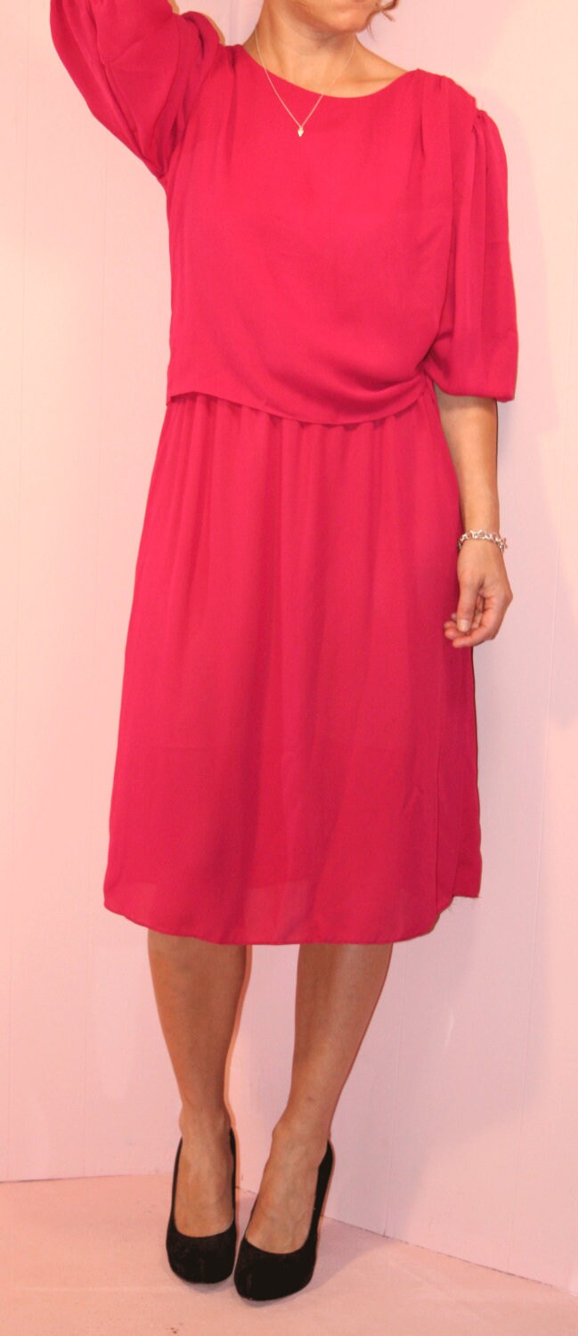 Rosa Kleid/ Midi Jenny/ M/L von sewjustified