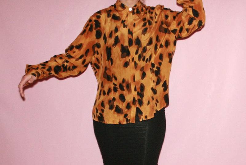 Seidenbluse, Schwarz Und Gelb von sewjustified