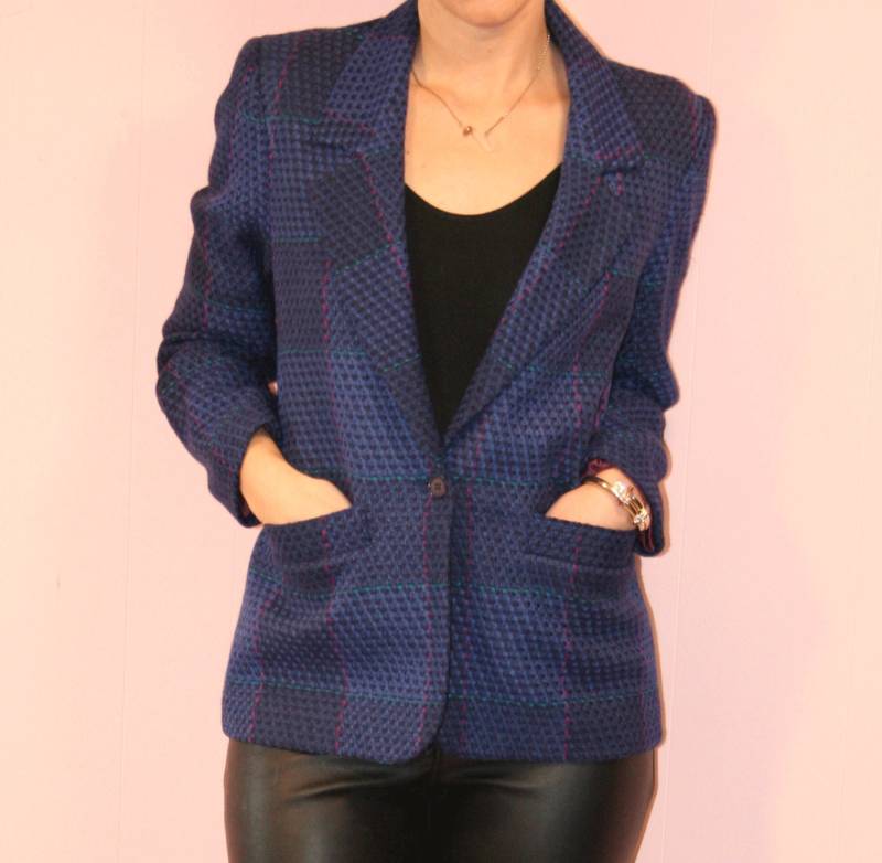 Wolle Blazer/Multicolor Small von sewjustified