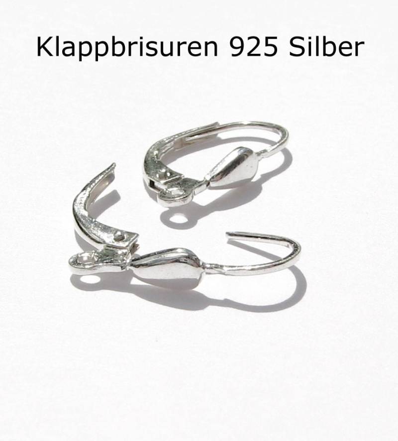 Klappbrisuren Tropfen 925 Silber Ohrbügel Schmuck Klappbrisuren Tropfen 925 Silber Ohrbügel Schmuck von sgschmuck