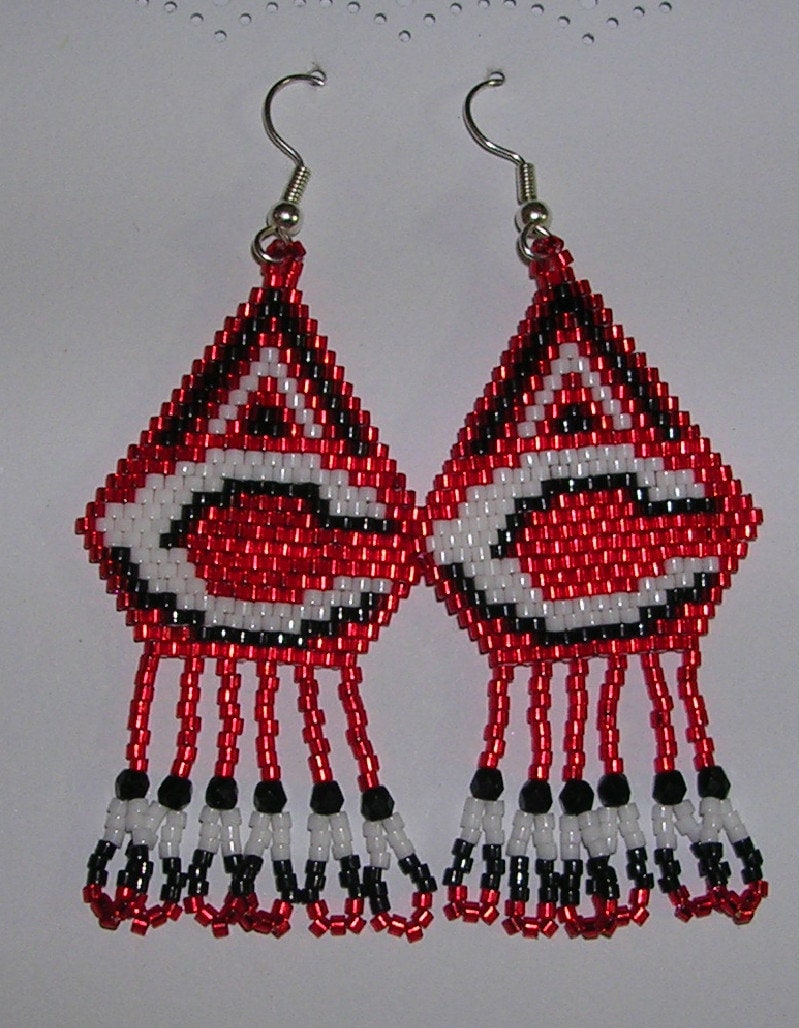 Cincinnati Reds Ohrringe von shamlynn