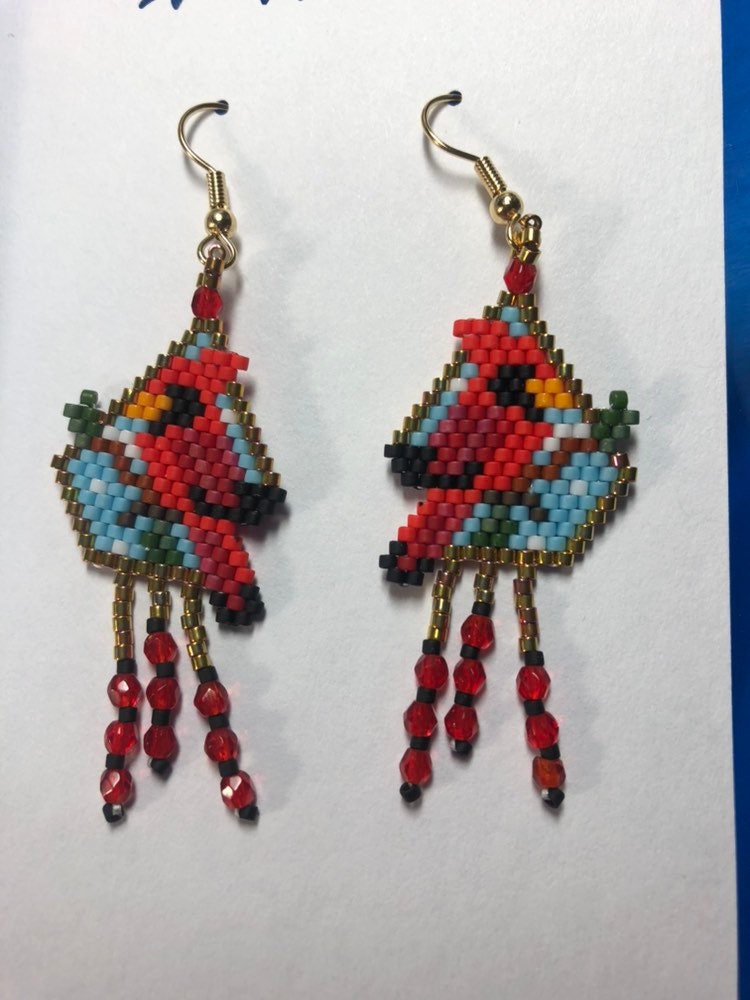 Kardinal Ohrringe Kardinal Ohrringe von shamlynn