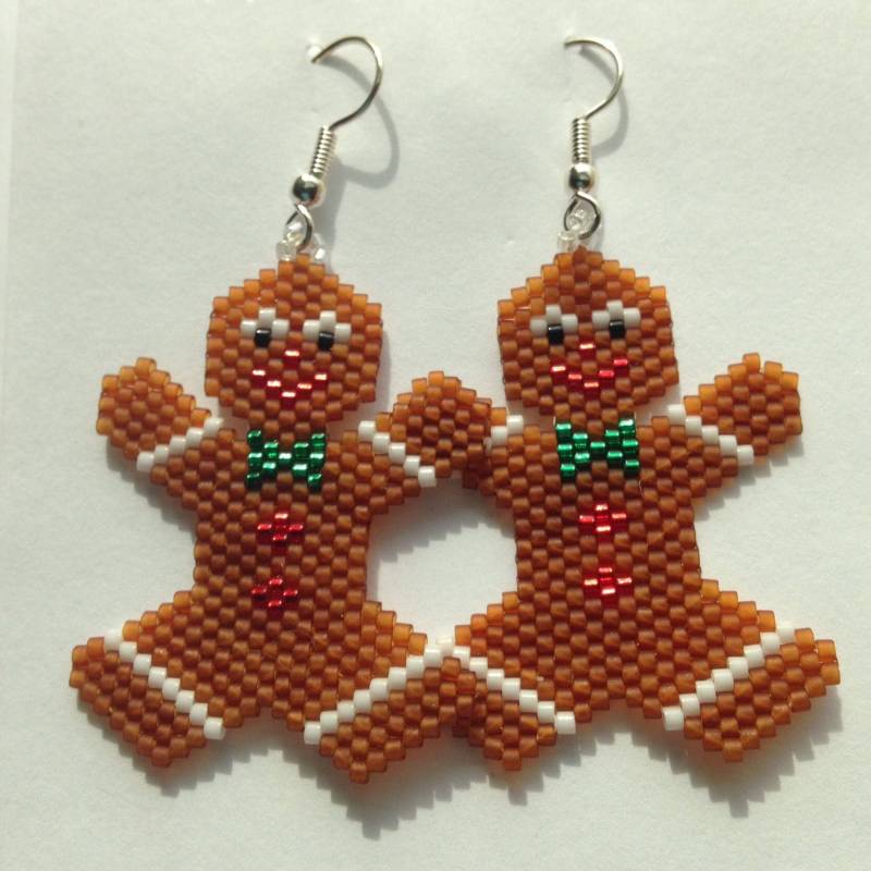 Lebkuchenmann Ohrringe von shamlynn