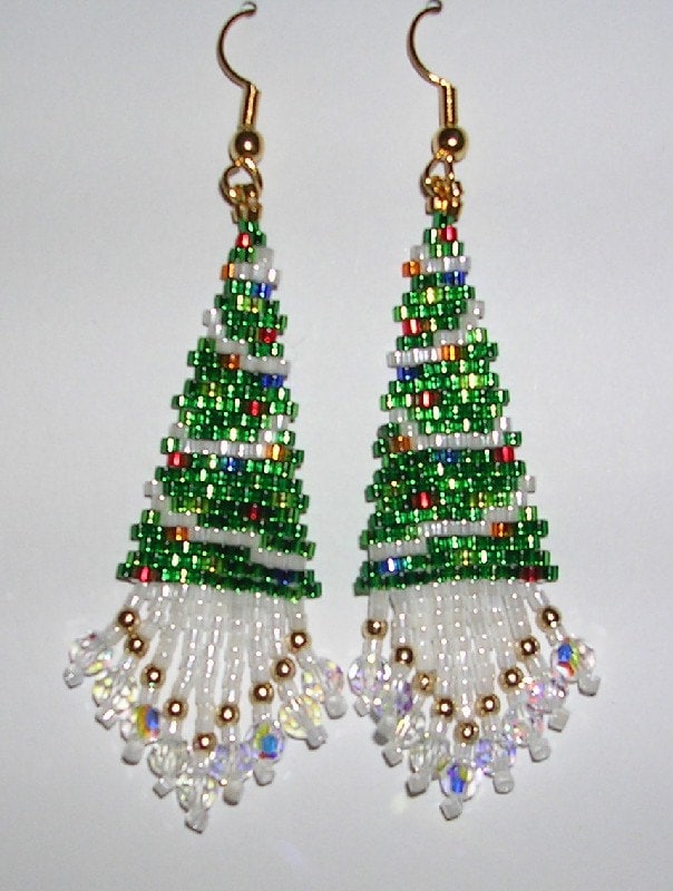 Weihnachtsbaum Ohrringe Weihnachtsbaum Ohrringe von shamlynn