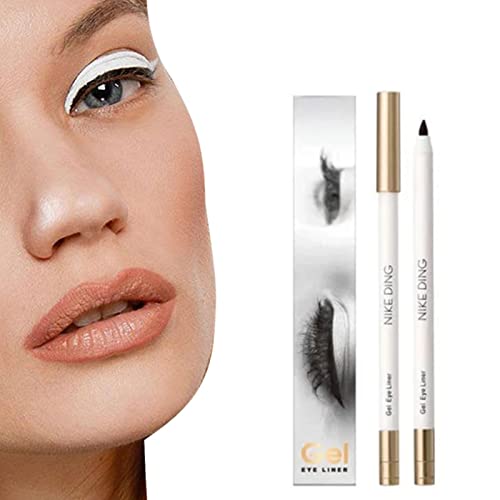 Eyeliner Klebestift | Wischfester Eyeliner für Damen Wasserfest | Augen Make-up Schwarz Braun Hohe Pigmenttöne Longwear Mit Anspitzer für den Alltag Shangjia von shangjia