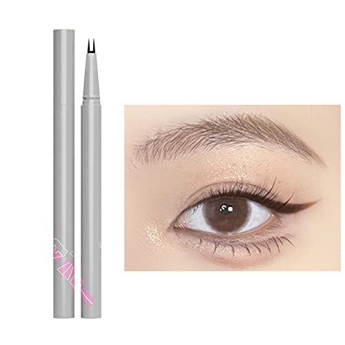 Wimpernstift mit doppelter Spitze unten | Wischfester flüssiger Eyeliner - Wischfester flüssiger Eyeliner mit doppelter Spitze für Frauen – langlebiger, unterer Wimpernstift, schweißfestes Shangjia von shangjia