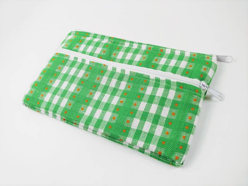 Grün, Geldbörse, Grüne Federmäppchen, Tasche, Zwei Taschen, Beutel, Hand Aus Schmink Kosmetiktasche, Handtasche, Zubehörtasche von shanidesigns15