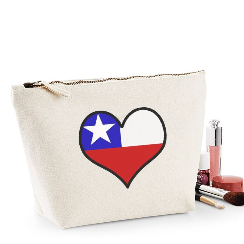 Chile Flag Geschenkgeschenk Women Es Make Up Accessory Bag Mothers Day von shaniztoons
