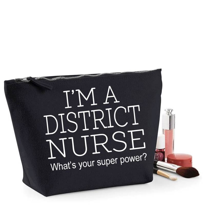 Distrikt-Krankenschwester Danke Geschenk Frauen Make Up Accessory Bag Mothers Day von shaniztoons