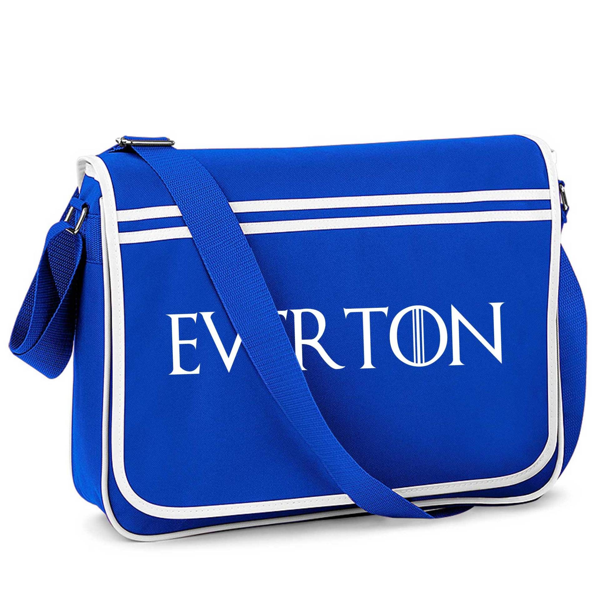 Everton Gift Retro Mens Football Sports College University Messenger Man Bag von shaniztoons