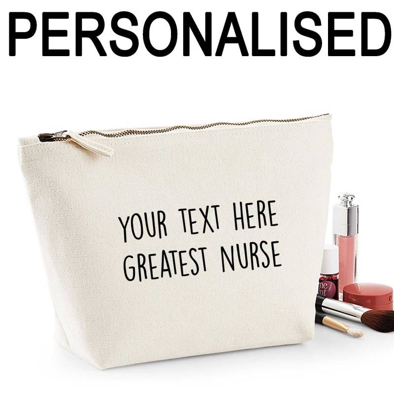 Größte Krankenschwester Personalisierte Frauen Machen Bag Makeup Case Danke Geschenk von shaniztoons