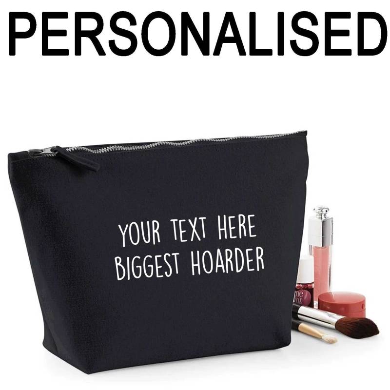 Größter Hoarder Personalisierte Frauen Machen Bag Makeup Case Danke Geschenk von shaniztoons