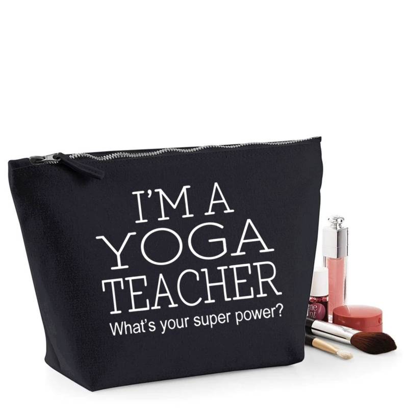 Yoga Lehrer Danke Geschenk Damen Make Up Accessoire Tasche Muttertag von shaniztoons