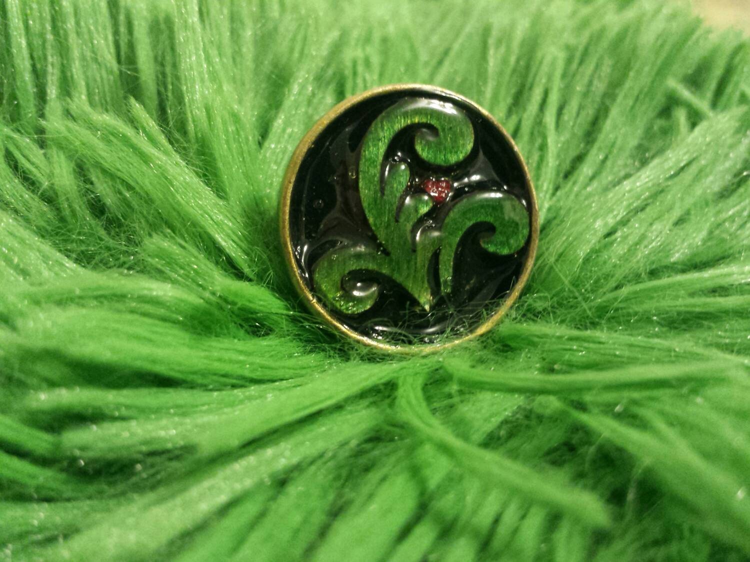 Fleur-De-Frei Einstellbare Anweisung Ring - Upcycled Umgewidmet Fleur-De-Frei Einstellbare Anweisung Ring - Upcycled Umgewidmet von shannonbatescreates