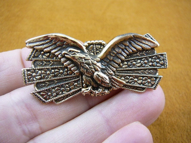 Weißkopfseeadler Vogel Fliegen Adler Flügel Blüte Bogenförmig Repro Victorian Messing Pin Brosche B-Bird-1 Weißkopfseeadler Vogel Fliegen Adler Flügel Blüte Bogenförmig Repro Victorian Messing Pin Brosche B-Bird-1 von sharkman123