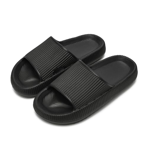sharllen Badelatschen Kinder Mädchen Flache Sommer Hausschuhe Jungen EVA Badeschlappen Cosy House Rutschfest Dusch Badeschuhe Strand Leicht Sandalen Kinder Pantoletten von sharllen
