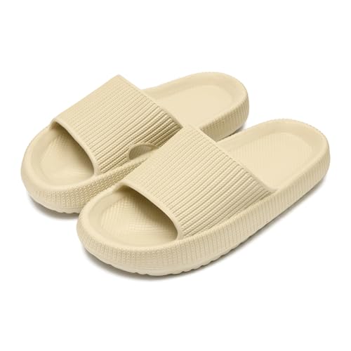 sharllen Badelatschen Kinder Mädchen Flache Sommer Hausschuhe Jungen EVA Badeschlappen Cosy House Rutschfest Dusch Badeschuhe Strand Leicht Sandalen Kinder Pantoletten von sharllen