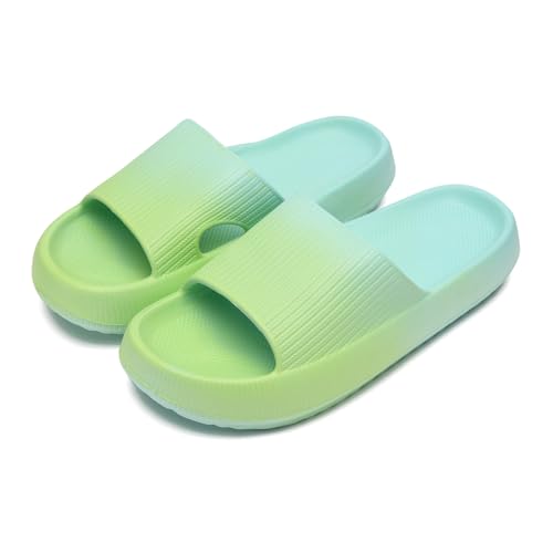 sharllen Badelatschen Kinder Mädchen Flache Sommer Hausschuhe Jungen Eva Badeschlappen Cosy House rutschfest Dusch Badeschuhe Strand Leicht Sandalen Kinder Pantoletten von sharllen