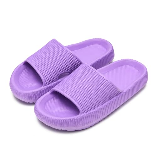 sharllen Badelatschen Kinder Mädchen Flache Sommer Hausschuhe Jungen Eva Badeschlappen Cosy House rutschfest Dusch Badeschuhe Strand Leicht Sandalen Kinder Pantoletten von sharllen