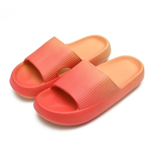 sharllen Badelatschen Kinder Mädchen Flache Sommer Hausschuhe Jungen Eva Badeschlappen Cosy House rutschfest Dusch Badeschuhe Strand Leicht Sandalen Kinder Pantoletten von sharllen