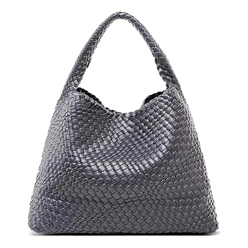 sharllen Gewebte Tasche für Damen, Veganes Leder Tote Bag Tragetasche Geflochtene Shopper Tasche Umhängetasche Große Kapazität Handtasche mit Geldbörse sharllen Gewebte Tasche für Damen, Veganes Leder Tote Bag Tragetasche Geflochtene Shopper Tasche Umhängetasche Große Kapazität Handtasche mit Geldbörse von sharllen