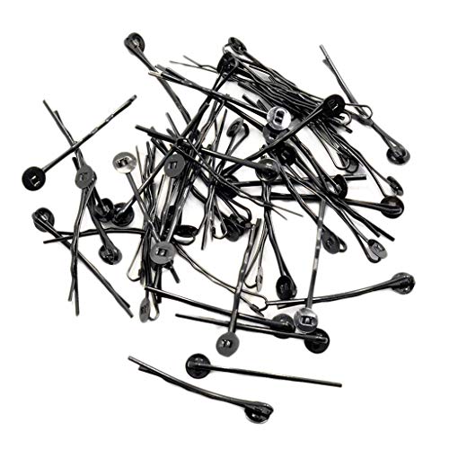 50x Haarspangen Rohling Fassungen Für Cabochons Haarclips Haarschmuck von sharprepublic